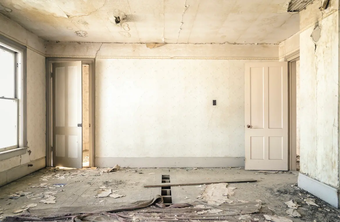 Waste disposal crew managing a cleanout project in Calumet City